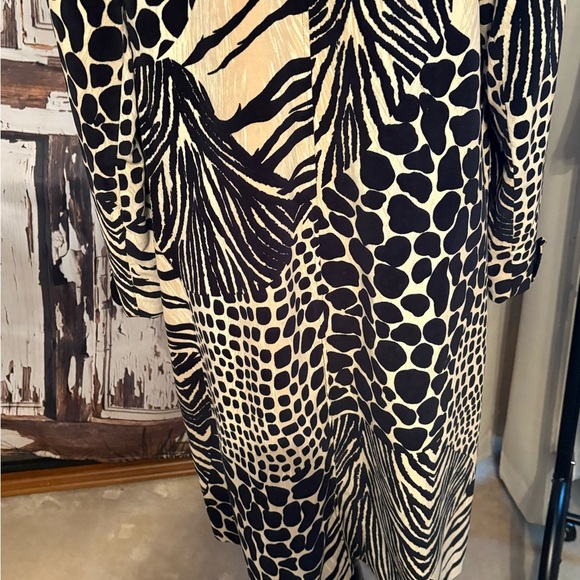 Harve Benard Zebra Print Teddy Jacket Vintage!! Three quarter length - Picture 8 of 9